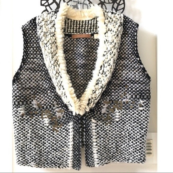 Anthropologie All Roads Cross Country Sweater Vest M/L NWOT - Picture 4 of 10